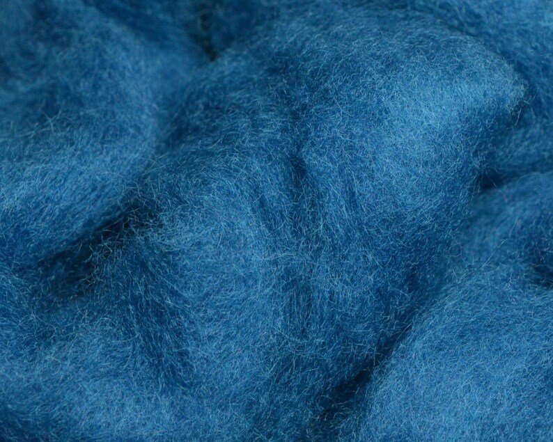 Natural Wool Roving Wet Felting Wool-Nuno Felting-Spinning Needle Felting Wool Peacock