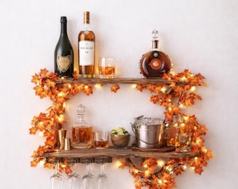 Tree Wall Shelf, Natural Wood Floating Shelves, Rustic Tree Branch Shelf, Boho Wall Decor, Handmade Wooden Wall Shelf, Unique Tree Shelf