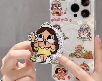 Cry Baby iPhone Case | Kawaii Protective Cover, Magsafe (iPhone 17/16/15 Pro Max)