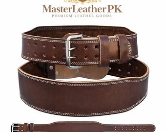 Verstellbarer Lederhebergürtel Hochleistungsstütze für das Fitnessstudio Powerfalting Trainingsausrüstung