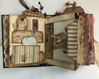 ジャンクジャーナル フランスアンティークスタイル French Style Junk Journal, Retro Junk Journal, Journal