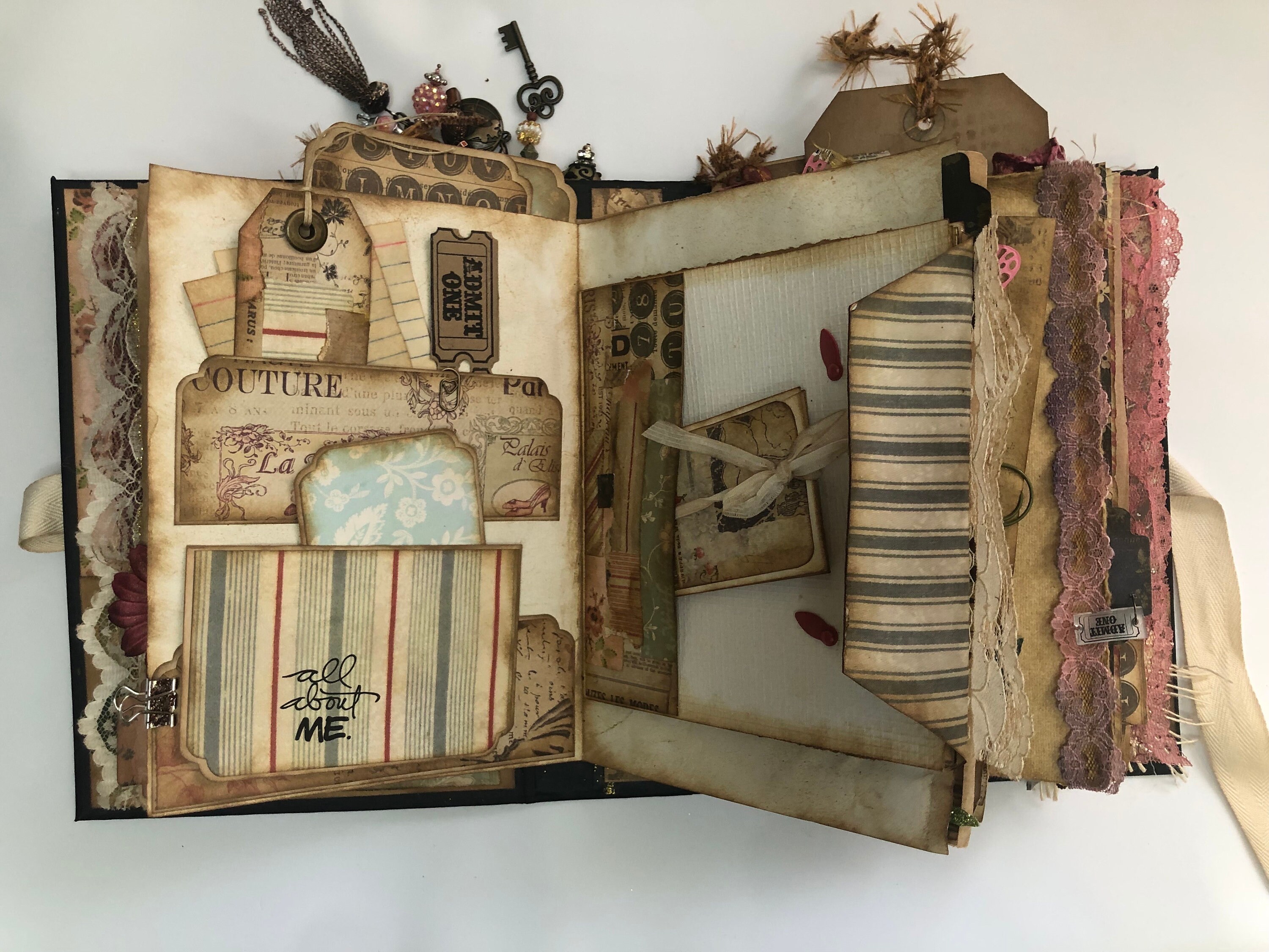 ジャンクジャーナル　junkJournal　フランスファブリック　アンティーク ジャンクジャーナル junkJournal フランスファブリック アンティーク