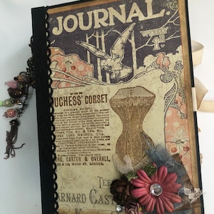 French Style Junk Journal, Retro Junk Journal, Journal, Finished Journal, Junk Journal