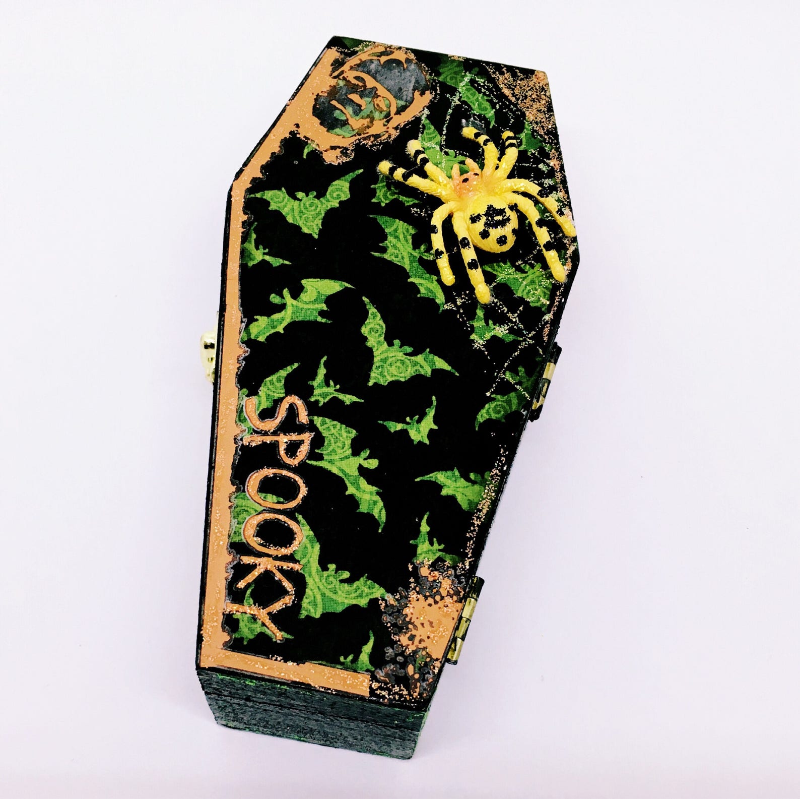 Halloween Coffin Box Halloween Decor Display Box Halloween Etsy