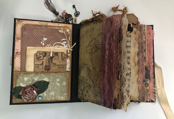 French Style Junk Journal, Retro Junk Journal, Journal