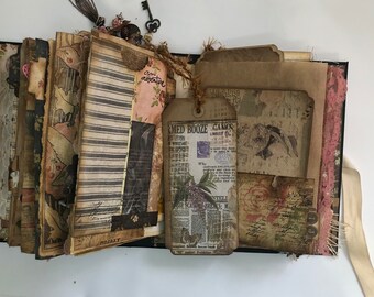 ジャンクジャーナル フランスアンティークスタイル French Style Junk Journal: Vintage Ephemera, Ribbon Closure
