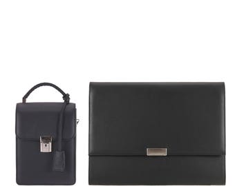 GION Tege 5.9 Unisex Small Leather Messenger Bag