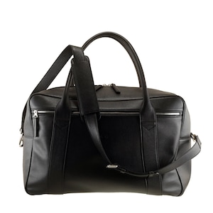 Handgefertigte Leder Reisetasche UDO klein in Schwarz, Epsom | Business Tasche, Herren Geschenk, Herren Geschenk, eleganter Stil | Ethisch hergestellt
