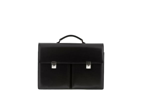 Elegante valigetta in pelle color kaki | Disponibile! | Delton Bags