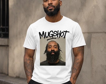 Divertida camiseta con la foto policial de James Harden de 2026