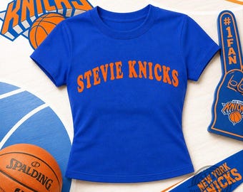 Stevie Knicks Baby Tee Royal blue NYC Knicks Taylor