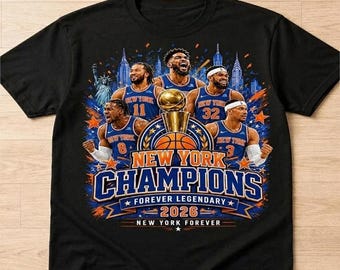 New York Basketball Champions Forever Legendary 2026 Shirt