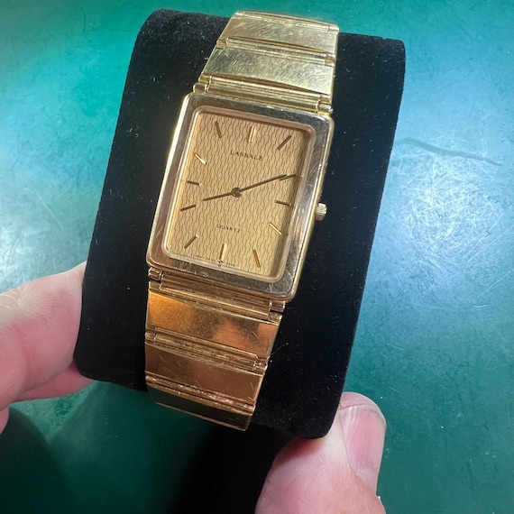 Vintage 1980s Seiko Lassale Men's Watch – Gold-Tone U… - Gem
