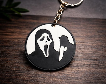 Llavero de terror de Ghostface de la película de miedo
