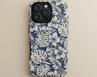 Funda de teléfono Samoan Falefa Breeze, Tatau polinesio iPhone Samsung, cubierta dura cultural Pasifika, protección contra caídas