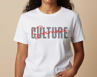 Camiseta de la cultura samoana, camiseta polinesia de algodón grueso, ropa cultural de las islas del Pacífico, ropa urbana unisex.