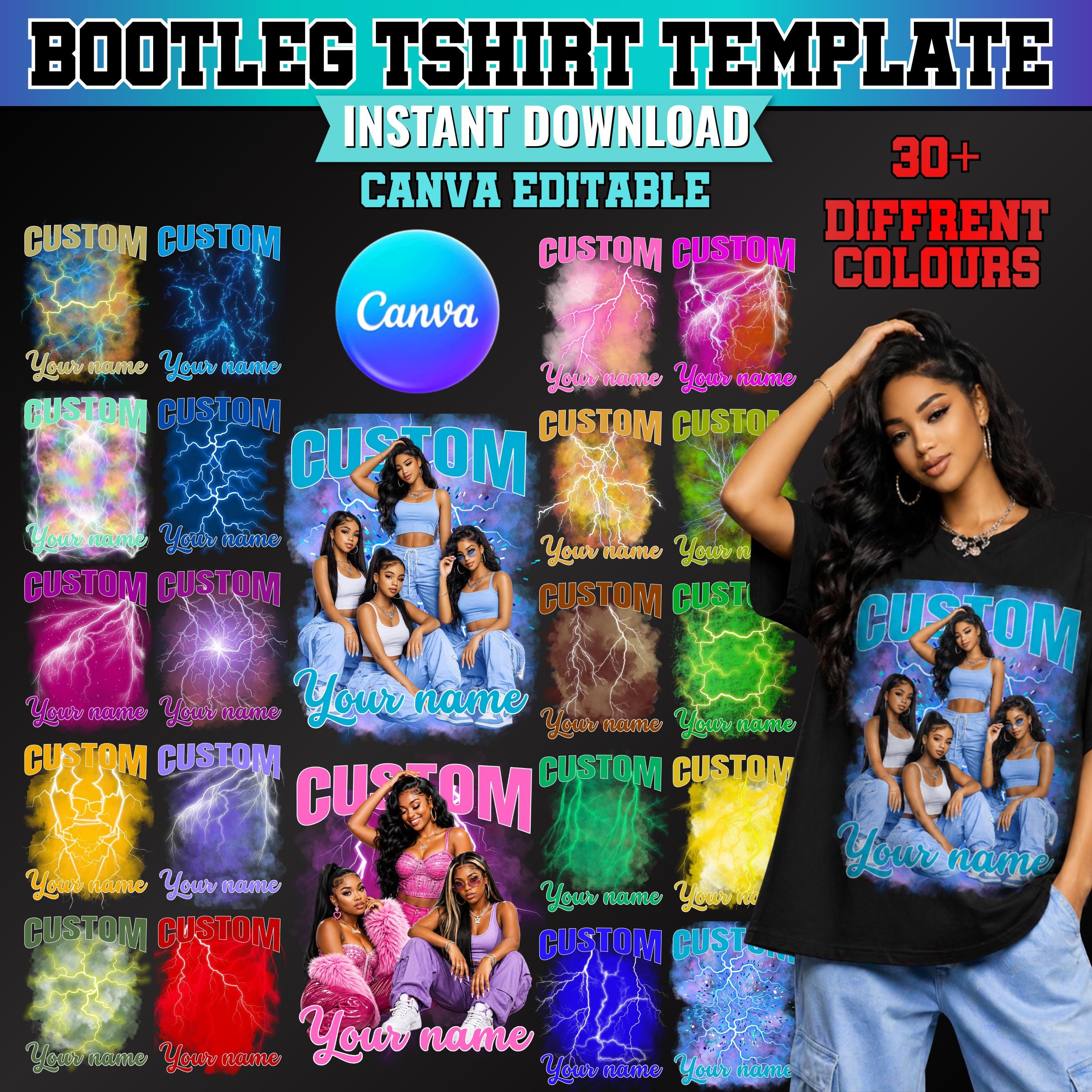 90s Collage Shirt - Etsy