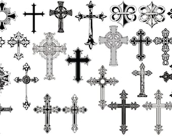 Crosses clip art