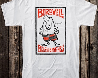 Vintage Birdwell Beach Britches Long Sleeve Tee Shirt Surfing Sun