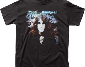 Maglietta da uomo Todd Rundgren Hermit T, gruppo rock and roll classico.