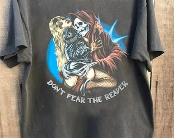 Rara maglietta Blue Oyster Cult Don’t Fear The Reaper color carbone