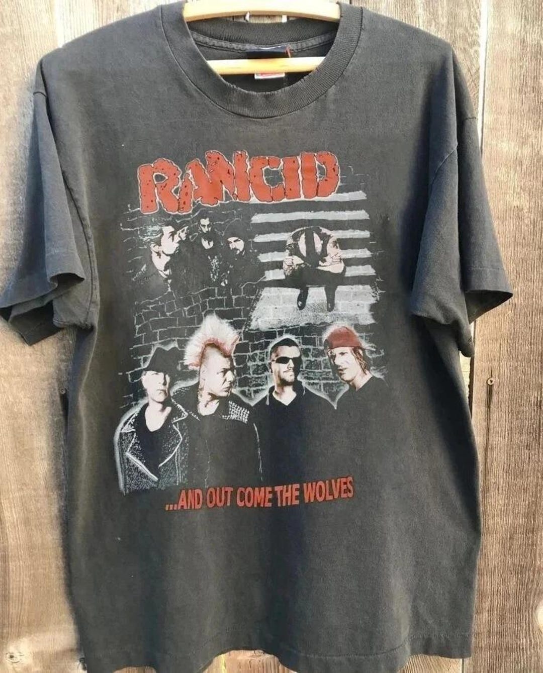 Rancid Shirt, Rancid Punk Rock Band Charcoal Cotton - Etsy