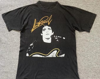 T-shirt vintage anni '90 LOU REED stampata