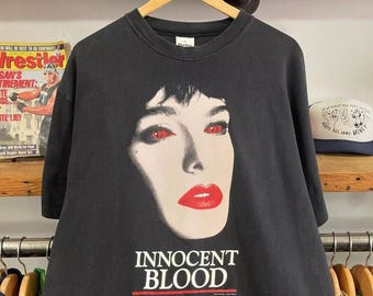 Maglietta Innocent Blood Basic Nera anni '90 vintage