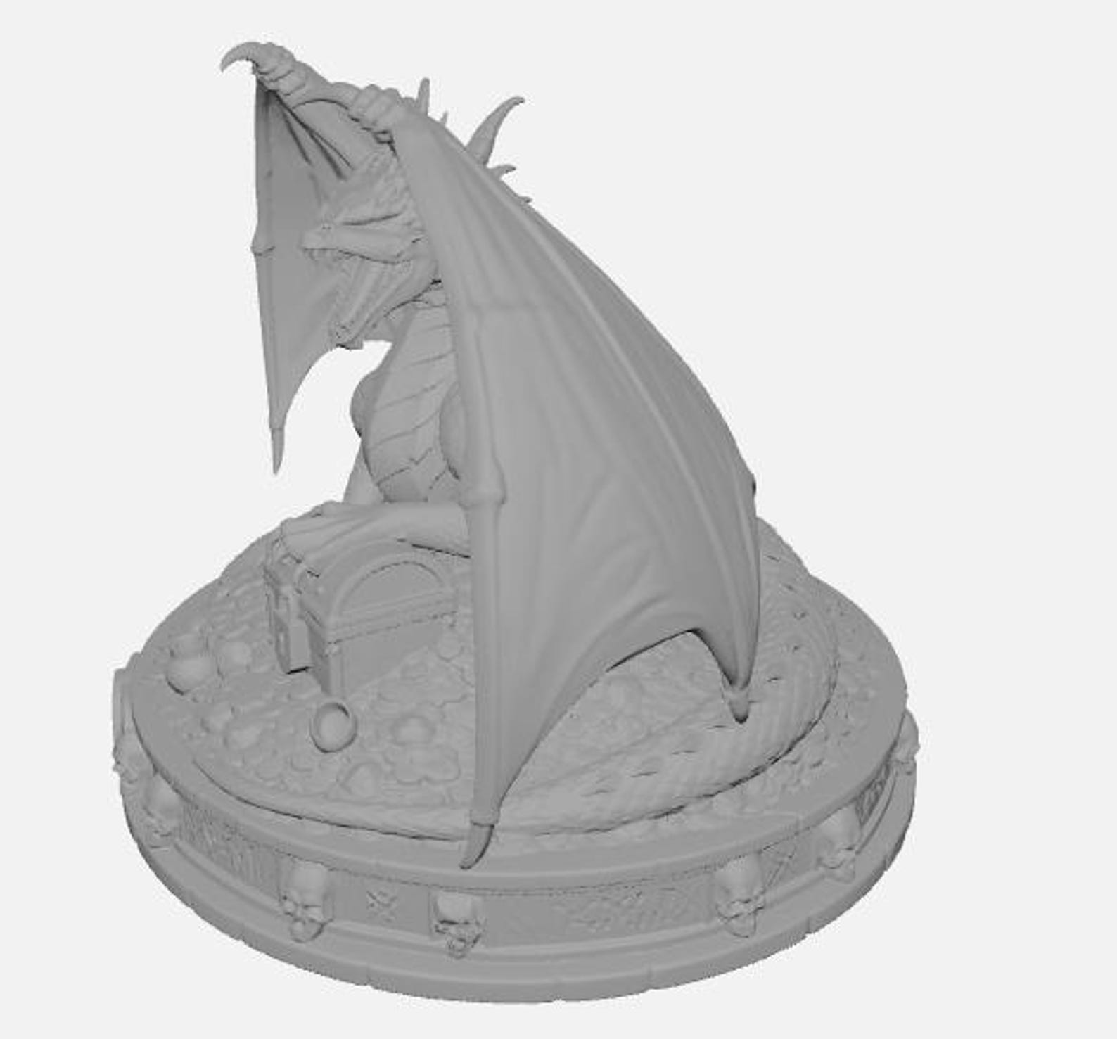 Articulated Dragon STL - 3D Printing Model - Flexi Dragon STL File ...