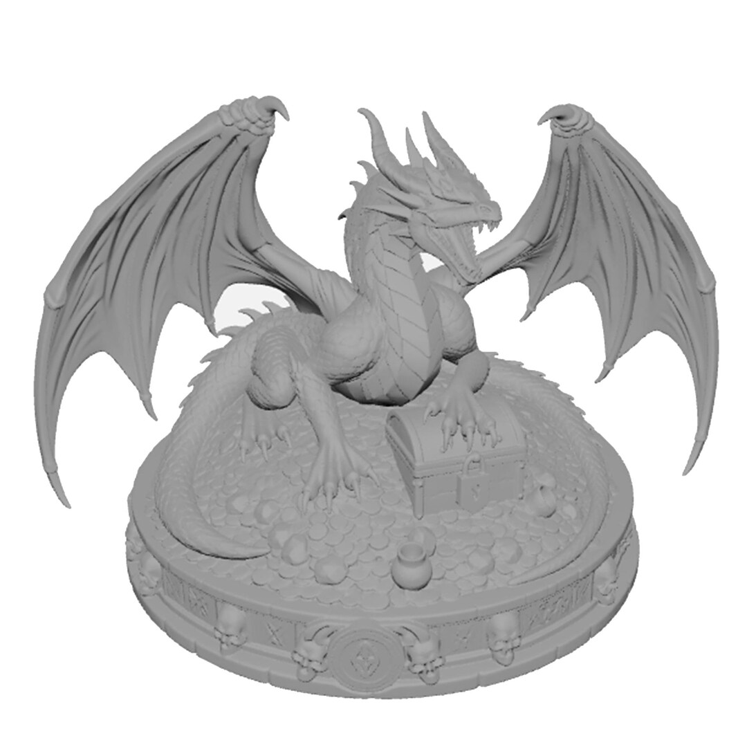 Articulated Dragon STL - 3D Printing Model - Flexi Dragon STL File ...