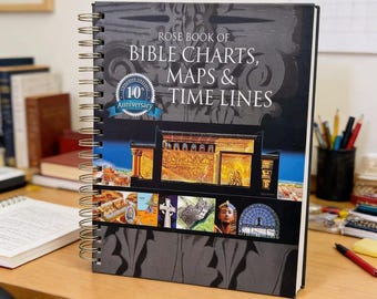 Rose Book of Bible Charts, Maps and Time Lines 10th Anniversary Edition Bible Study Reference Book