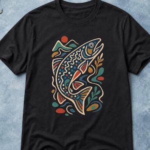 Brook Trout Tee - Etsy