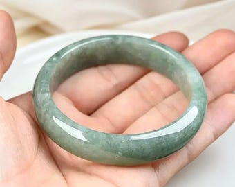 Natural Jadeite Bangle, Vintage & Elegant Jade Bangle, Multiple Sizes Available, Gift for Women