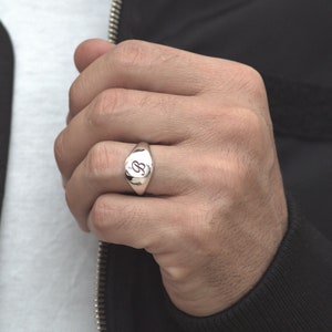Men&#39;s Personalized 925 Sterling Silver Ring For Man