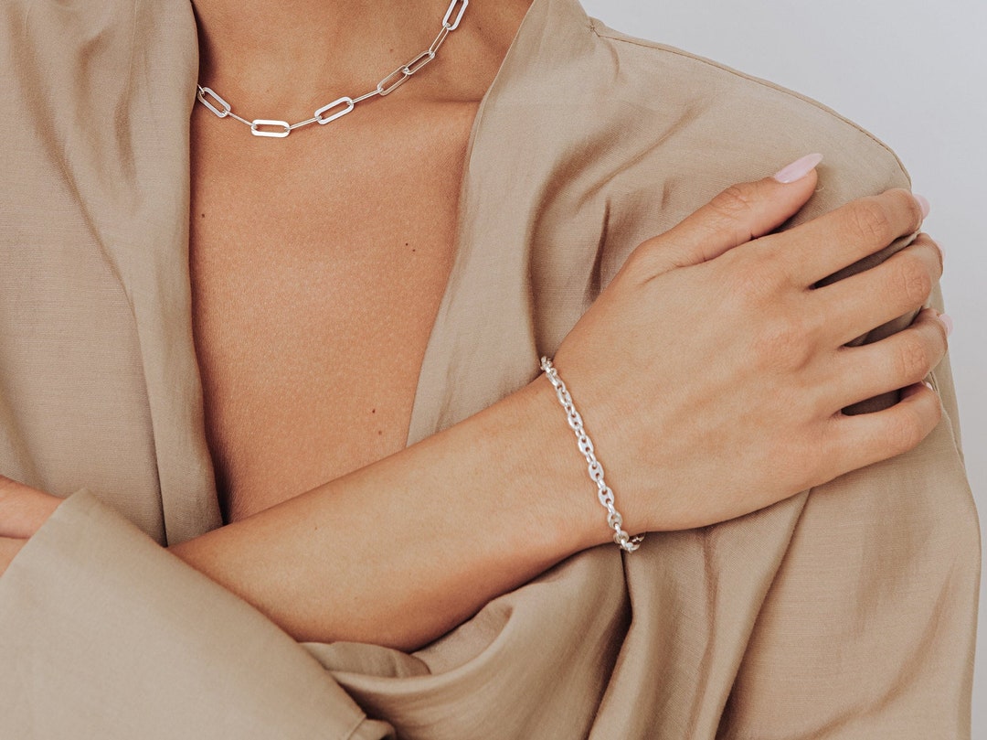 925 Sterling Silver Links Chain Bracelet, Minimalist Simple Everyday Bracelet, Thin Solid Silver Delicate Bracelet for Men / Women - Etsy UK 925 Sterling Silver Links Chain Bracelet, Minimalist Simple Everyday Bracelet, Thin Solid Silver Delicate Bracelet for Men / Women - Etsy UK