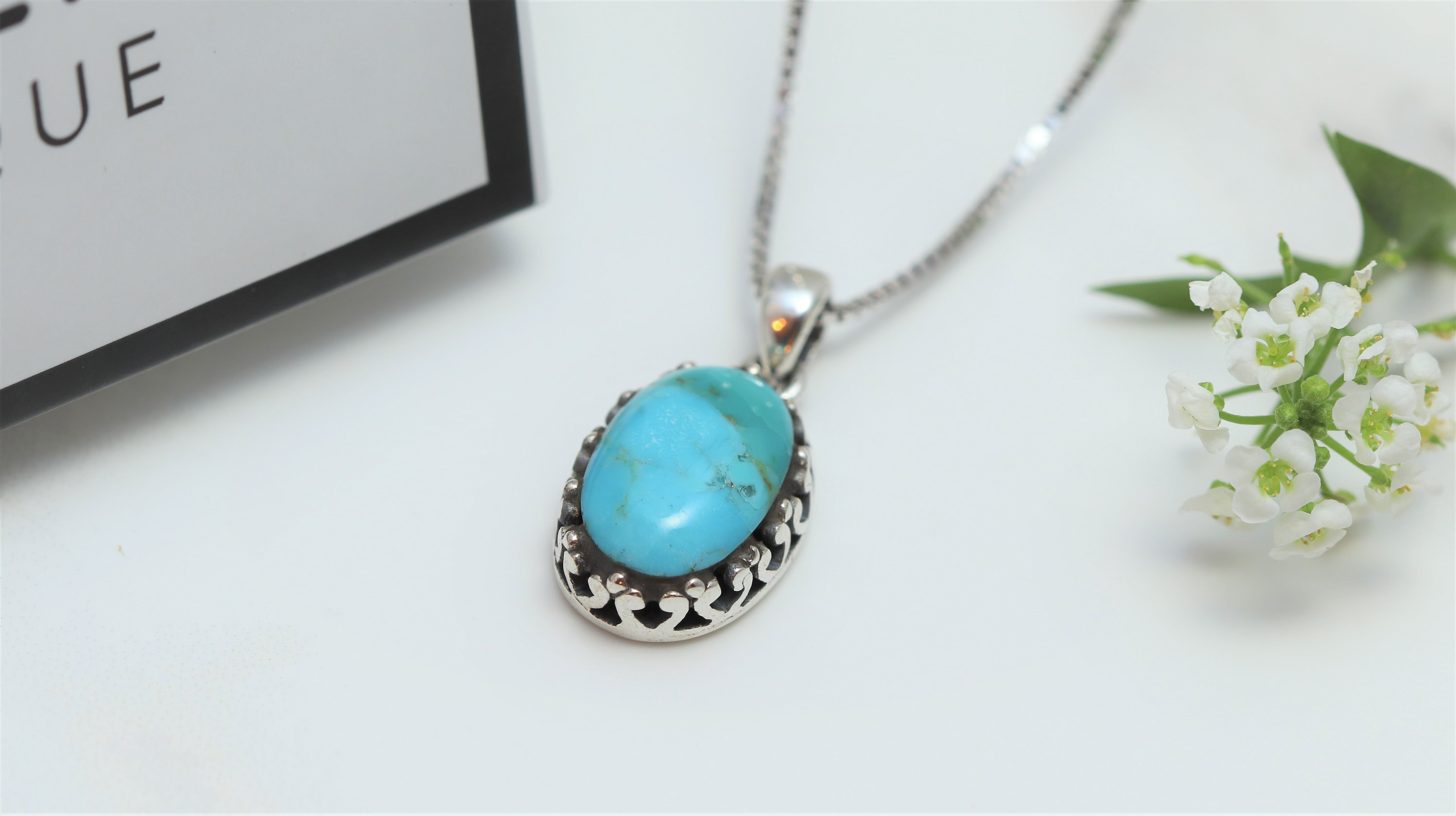 [HAESOOL] 韓国アクセ☆925silver☆Turquoise Necklace il_fullxfull.2357399799_99ly.jpg