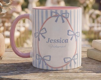 Taza personalizada para damas de honor, propuesta de matrimonio, despedida de soltera, regalo para damas de honor