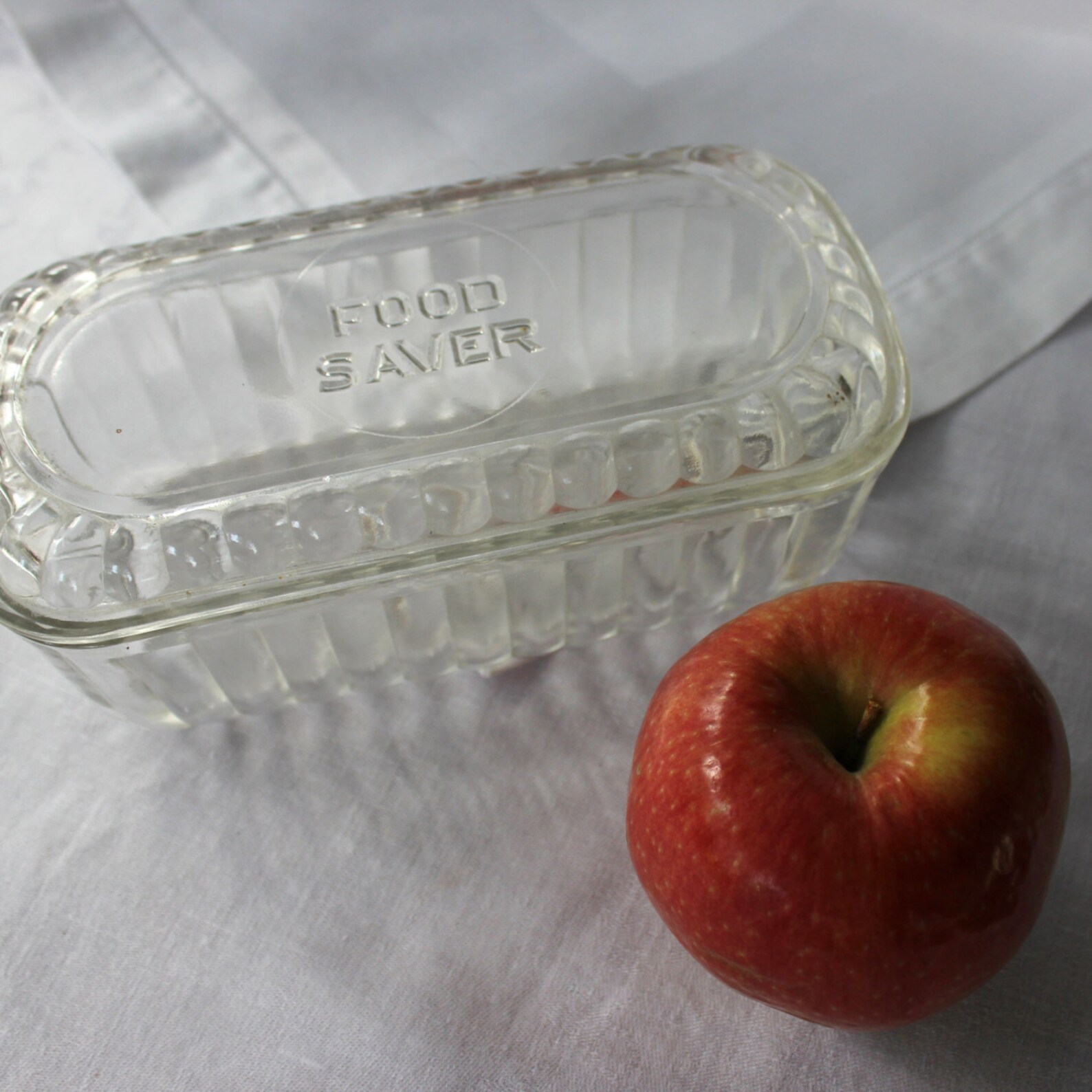Vintage Food Saver Container Glass Storage Pyrex Clear Etsy