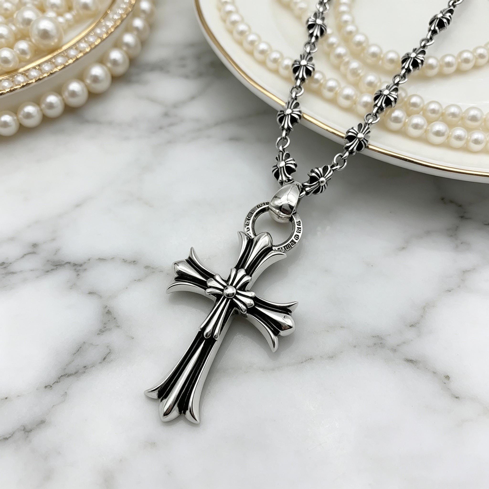 Chrome hearts rosary necklace - Etsy 日本