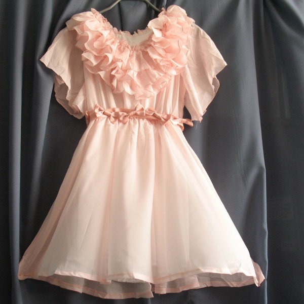 Soft Chiffon Party Dress - Fall in Love Romance Cocktail Dress - Sweet Pink Tunic Shirt