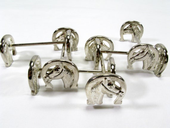 フランス　ヴィンテージ　カトラリーレスト　箸置き　馬　6個 ナイフレスト 6個 馬 フランス ヴィンテージ カトラリーレスト 箸置き