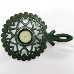 Heavy French Vintage Cast Iron Candle Trivet, Trivets, Old Trivets, French Trivets, Kitchenalia (652)