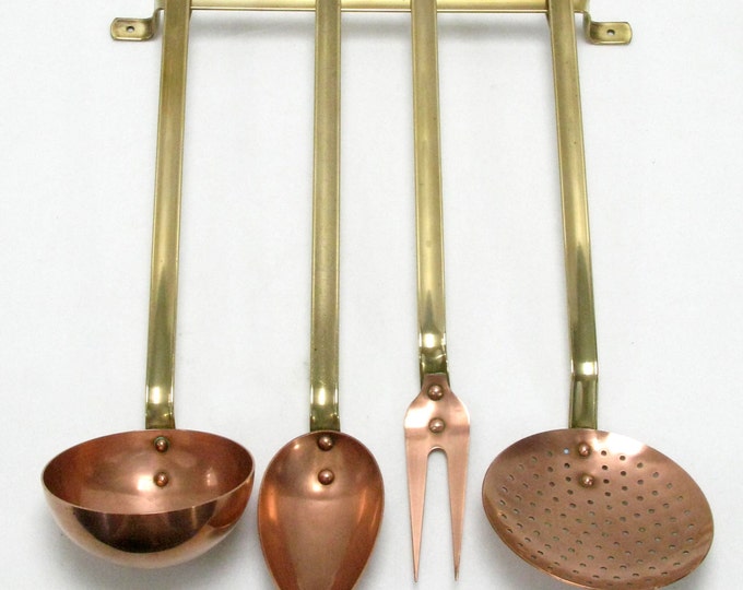 Copper Utensils French Utensils Kitchen Utensils French Etsy
