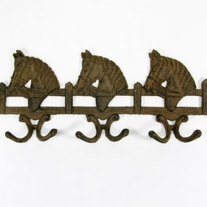Horse Portmanteau, French Portmanteau, Horse Coat Rack, Horse Coat Hooks, Hat and Coat Hooks, Wall hanging Coat Rack, Coat Hooks, (530)