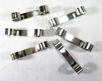 Elegant Stainless Steel Knife Rests, Set of 6, French Tableware