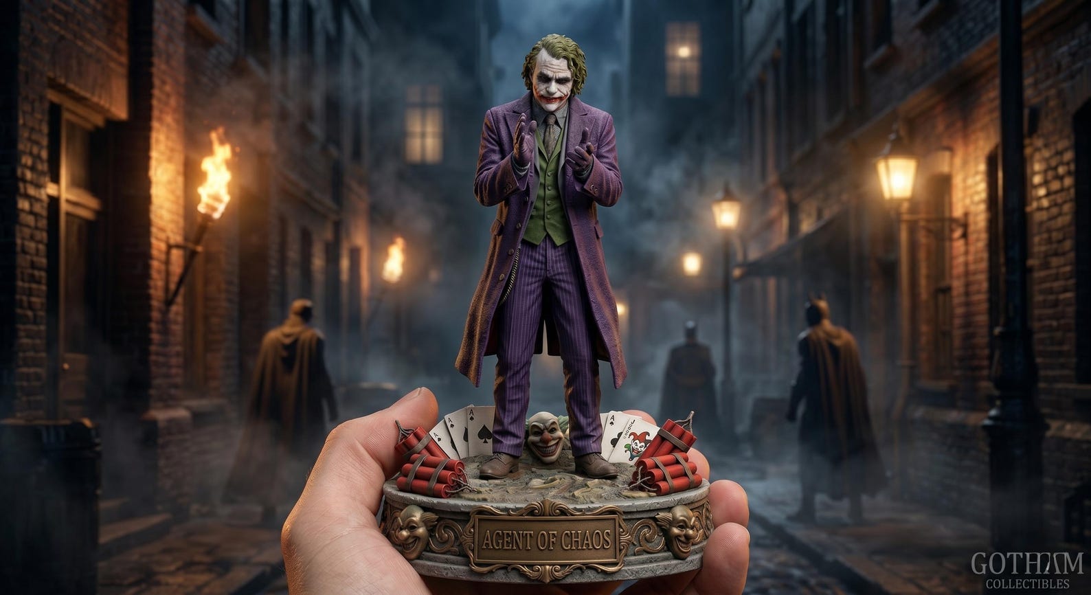 Heath Ledger Joker Clapping Scene 3D STL File – Dark Knight Villain ...
