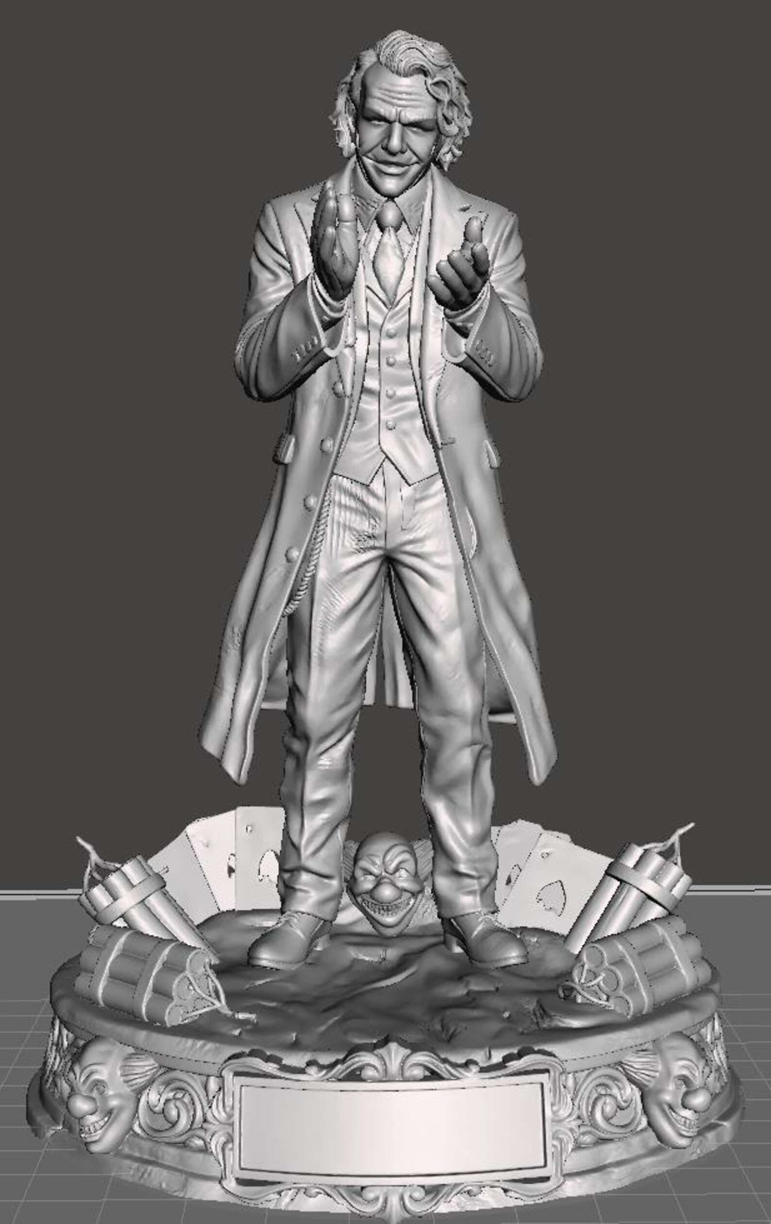 Heath Ledger Joker Clapping Scene 3D STL File – Dark Knight Villain ...
