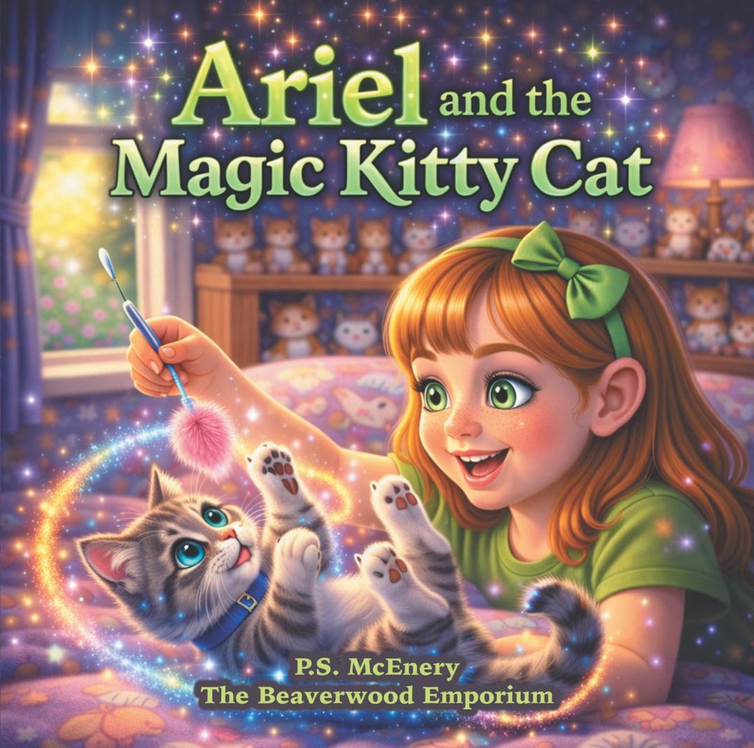 Ariel and the Magic Kitty Cat - the Beaverwood Emporium (series 2) - Etsy