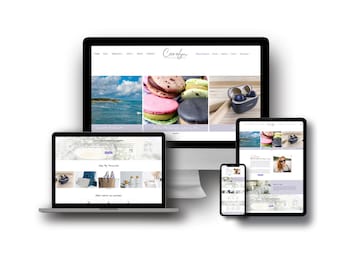 Tema de WordPress bohemio y femenino / Diseño web minimalista para marca personal (Descarga digital)