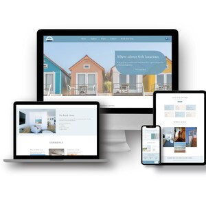 Tema de WordPress para alquileres vacacionales / Diseño de sitio web de reservas estilo Airbnb (Descarga digital) imagen 1